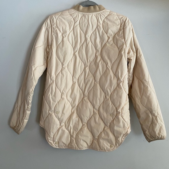 Burton Kiley jacket size small cream white puffer spring jacket - Picture 2 of 8